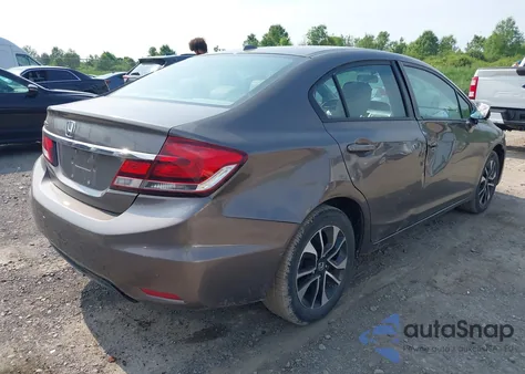 2013 Honda Civic Ex-L из США, поврежденный, VIN 2HGFB2F91DH529563